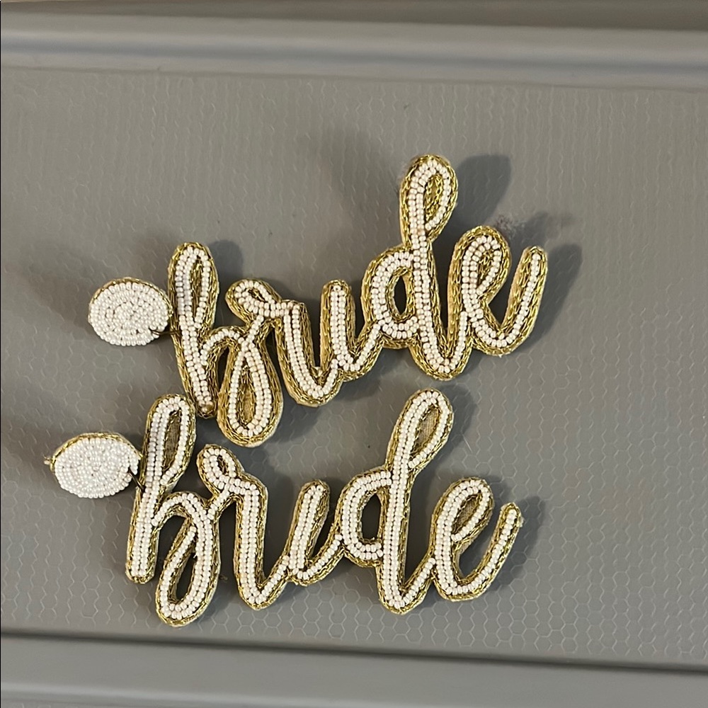 Bride Beaded Earrings